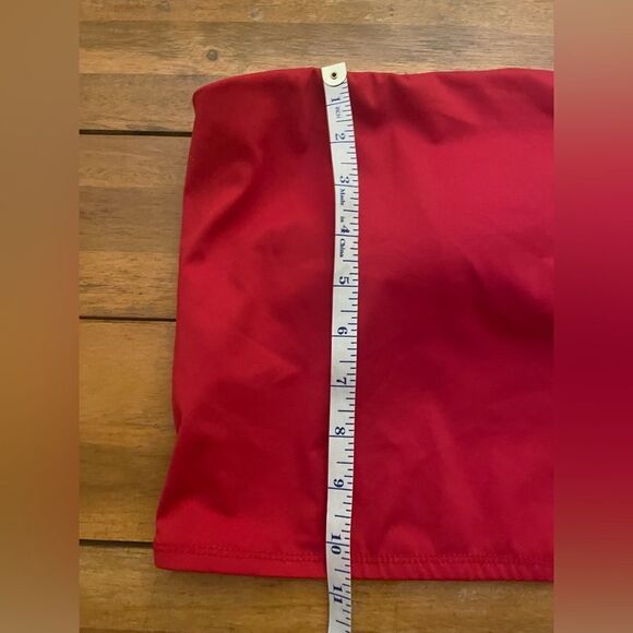 🆕 No Boundaries Double Layer Red Tube Top Women's Plus Size XXXL (21) - Picture 4 of 8